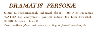Dramatis Personae
